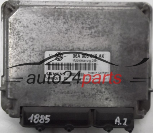 ECU CENTRALITA DE MOTOR VOLKSWAGEN GOLF BORA 1.6 AK SIEMENS 5WP4371 03, 5WP437103, 06A 906 019 AK, 06A906019AK