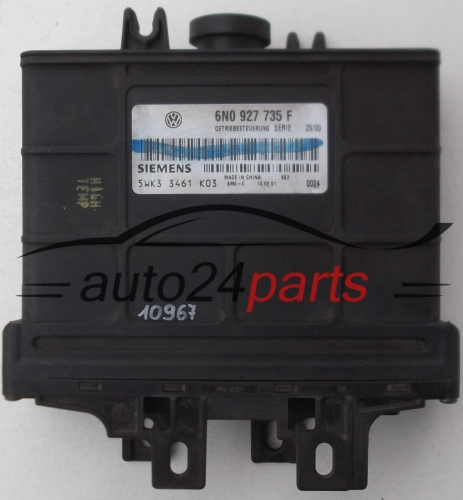CENTRALITA ECU CAJA DE CAMBIO AUTOMATICO VW VOLKSWAGEN LUPO 3L 1.2 TDI SIEMENS 5WK3 3461 K03, 5WK33461K03, 6N0 927 735 F, 6N0927735F