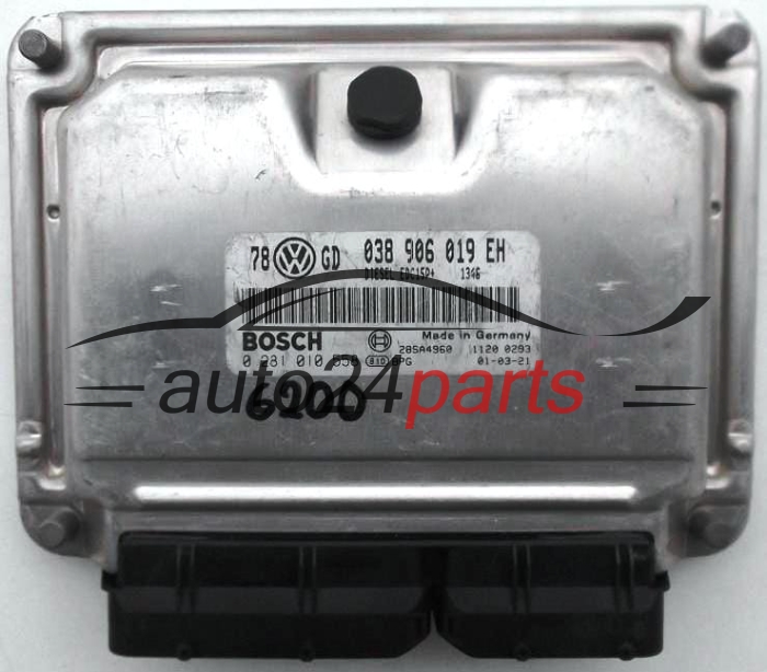 ECU ENGINE CONTROLLER VW VOLKSWAGEN PASSAT 1.9 TDI 038906019EH, BOSCH 0 281 010 558, 0281010558, 28SA4960 