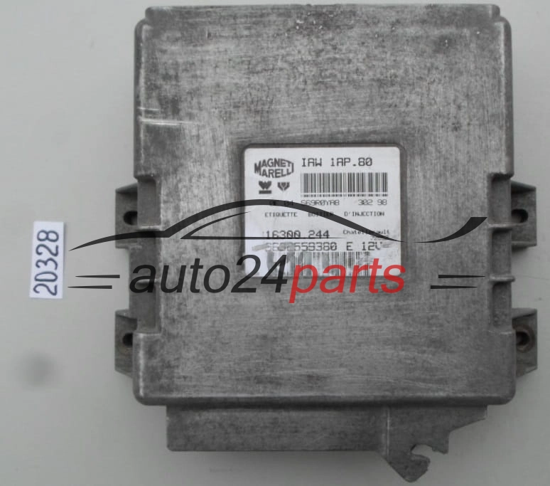 KOMPUTER STEROWNIK SILNIKA PEUGEOT 206 MAGNETI MARELLI IAW 1AP.80, IAW1AP80, 16300.134, 16300134, 9632559380 E