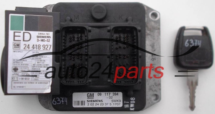 Centralina motore OPEL ASTRA VECTRA ZAFIRA SIEMENS 5WK91707 / GM 09117394