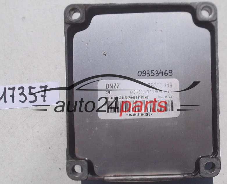 CENTRALINA DO MOTORE OPEL ASTRA CORSA VECTRA ZAFIRA DELPHI DELCO 09353469 DNZZ