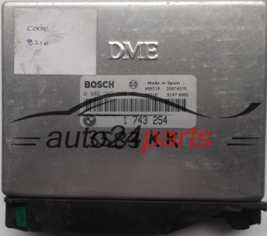 KOMPUTER STEROWNIK SILNIKA BMW 3 E36 318 1.8 1743254, DME 1 743 254, BOSCH 0986262388, 0 986 262 388 - 