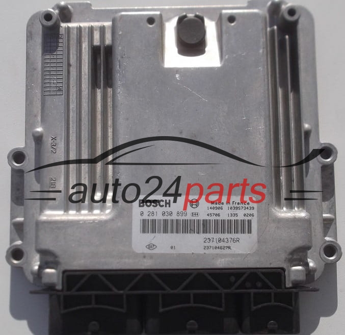 ECU CENTRALITA DE MOTOR  RENAULT CAPTUR CLIO 1.5 DCI BOSCH 0 281 030 899, 237104376R