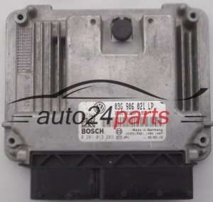 ECU CENTRALITA DE MOTOR SEAT 2.0 TDI BOSCH 0 281 013 283, 0281013283, 03G 906 021 LP, 03G906021LP, EDC16U34 