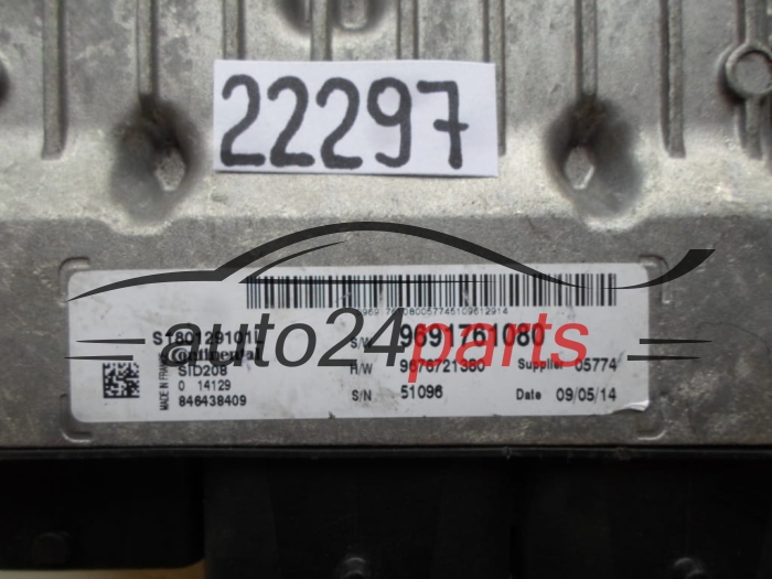 CENTRALITA DE MOTOR CITROEN JUMPER PEUGEOT BOXER 2.2 HDI CONTINENTAL S180129001 L, S180129001L, 9691761080