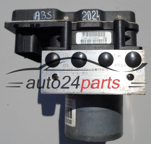 BOMBA HIDRAULICA Y CENTRALITA ABS  FIAT PUNTO EVO BOSCH 0 265 251 572, 51876878