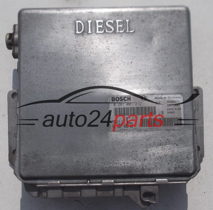 KOMPUTER STEROWNIK SILNIKA CITROEN PEUGEOT 2.5 DIESEL BOSCH 0 281 001 212, 0281001212, 96 237 486 80, 9623748680