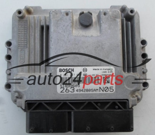 Μονάδα Ελέγχου Κινητήρα  FIAT DOBLO 1.6 JTD BOSCH 0 281 017 007, 51899605
