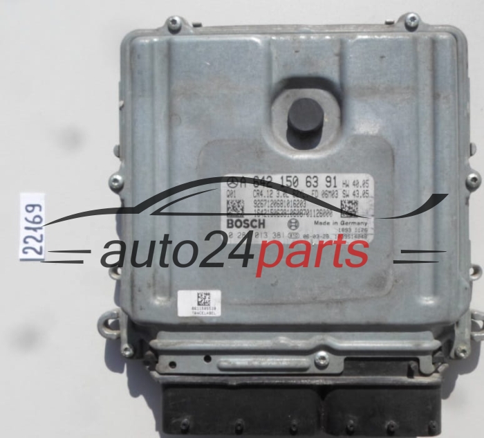 Μονάδα Ελέγχου Κινητήρα MERCEDES W164 3.0 CDI BOSCH 0 281 013 381, 0281013381, A 642 150 63 91, A6421506391, CR4.12 