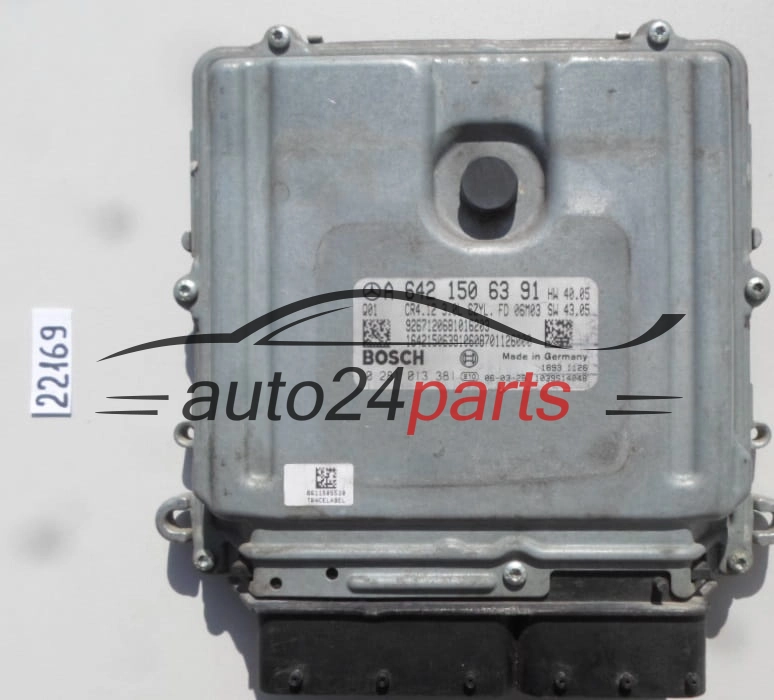 Μονάδα Ελέγχου Κινητήρα MERCEDES W164 3.0 CDI BOSCH 0 281 013 381, 0281013381, A 642 150 63 91, A6421506391, CR4.12 