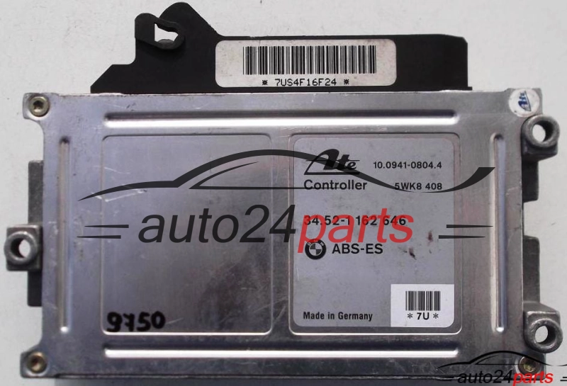 Mονάδα ελέγχου αβς BMW E36 ATE Controller 5WK8 408, 5WK8408, 10.0941-0804.4, 10094108044, 3452-1 162 646, 34521162646