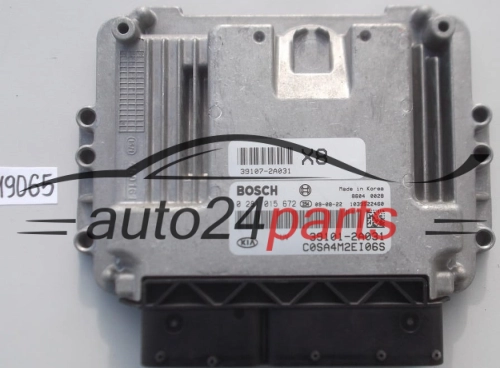 KOMPUTER STEROWNIK SILNIKA KIA PICANTO 1.1 CRDI BOSCH 0 281 015 672, 0281015672, 39101-2A031, 391012A031