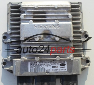 ECU CENTRALITA DE MOTOR FORD FIESTA 1.4 TDCI SIEMENS 5WS40027G-T, 5WS40027GT, 2S6A-12A650-BG, 2S6A12A650BG, 1BSB, SID802 