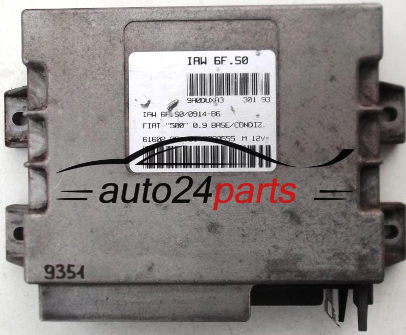 Μονάδα Ελέγχου Κινητήρα FIAT CINQUECENTO 500 0.9, MAGNETI MARELLI IAW 6F.S0, IAW6FS0, 61602.054.01, 6160205401, 7780555