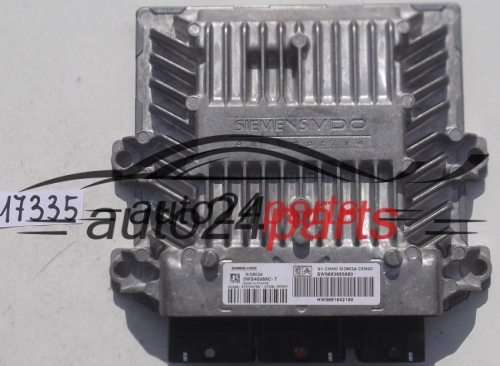 ECU ENGINE CONTROLLER CITROEN C5 2.0 HDI SIEMENS VDO 5WS40388C-T, 5WS40388CT, SW 9663885680, HW 9661642180 SID803A