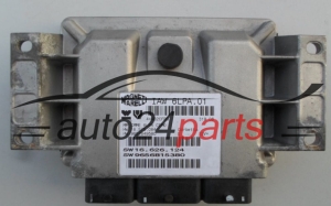ECU CENTRALITA DE MOTOR PEUGEOT 206 Magneti Marelli IAW 6LPA.01, IAW6LPA01, HW 16575084, 9657649580, SW 16626124, 9656815380 