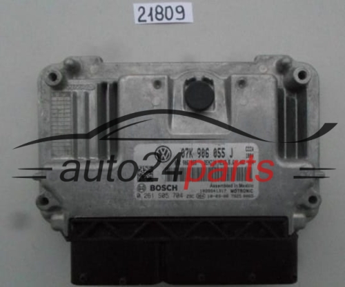 CENTRALITA DE MOTOR VW VOLKSWAGEN JETTA 2.5L BOSCH 0 261 S05 704, 0261S05704, 07K 906 055 J, 07K906055J, ME17.5.6