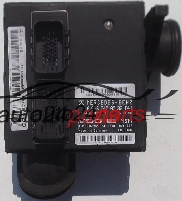 ECU ENGINE CONTROLLER MERCEDES CLASE A VDO 412.250/002/003,  A 026 545 05 32 4