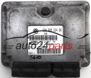 ECU ENGINE CONTROLLER SKODA FABIA 1.4 AUB 036906034BK, 036 906 034 BK, 61600.489.19, 6160048919, IAW4LV.C, IAW4LVC