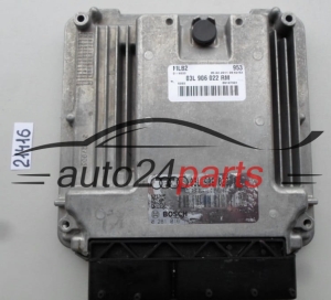 Μονάδα Ελέγχου Κινητήρα AUDI A4 2.0 TDI BOSCH 0 281 016145, 0281016145, 03L 906 022 RM, 03L906022RM, EDC17CP20