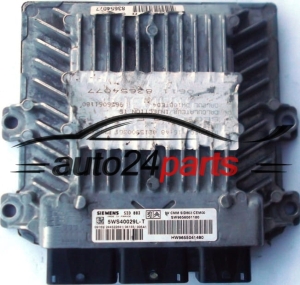 MOTORSTEUERGERÄT ECU STEUERGERÄT PEUGEOT 307 2.0 HDI SIEMENS 5WS40029L-T, 5WS40029LT, SW 9656061180, HW 9655041480, SID803 