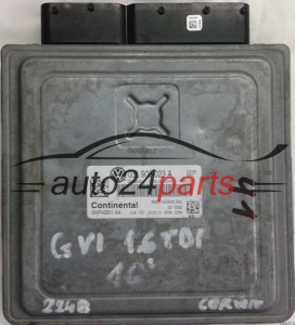 ECU CENTRALITA DE MOTOR VW VOLKSWAGEN GOLF 1.6 TDI CONTINENTAL 5WP42801 AA, 03L906023A, 03L 906 023 A, SIMOS PCR2.1 CAYB 5862
