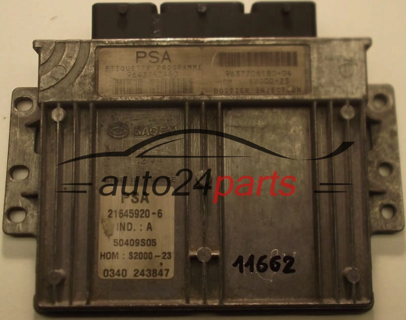 calculateur moteur pour peugeot 206