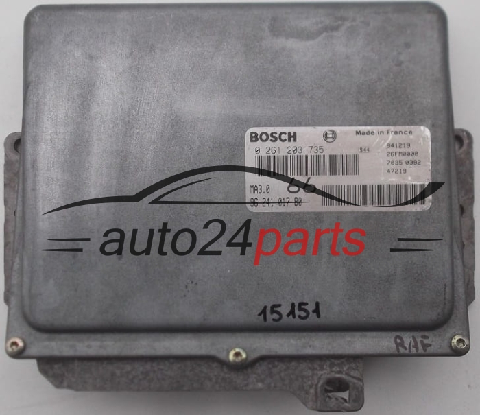 KOMPUTER STEROWNIK SILNIKA PEUGEOT CITROEN BOSCH 0 261 203 735