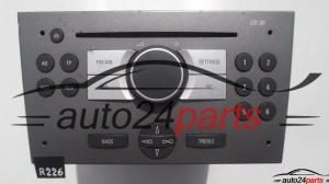 RADIO CD OPEL VECTRA 13 190 853 BM / 13190853MB / 7 644 222 310 / 7644222310 / CD30 