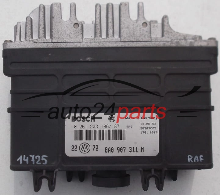 Μονάδα Ελέγχου Κινητήρα VOLKSWAGEN GOLF BOSCH 0 261 203 186/187,  8A0 907 311 M