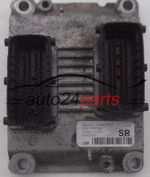MOTORSTEUERGERÄT ECU STEUERGERÄT OPEL AGILA 1.2 Z12XEP BOSCH 0 261 208 254