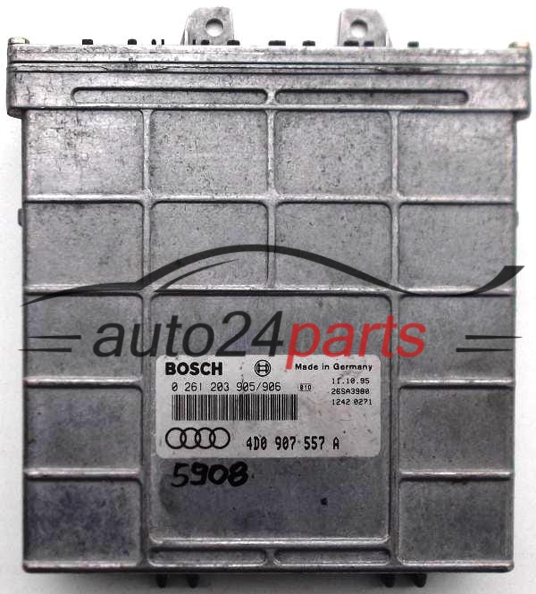 KOMPUTER STEROWNIK SILNIKA AUDI A8 3.2 BOSCH 0 261 203 905/906, 0261203905, 4D0 907 557 A, 4D0907557A