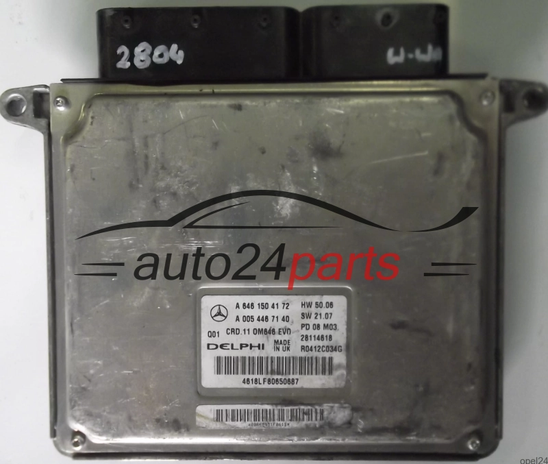 ECU ENGINE CONTROLLER MERCEDES C200 CDI C-KLASS W204 A6461504172