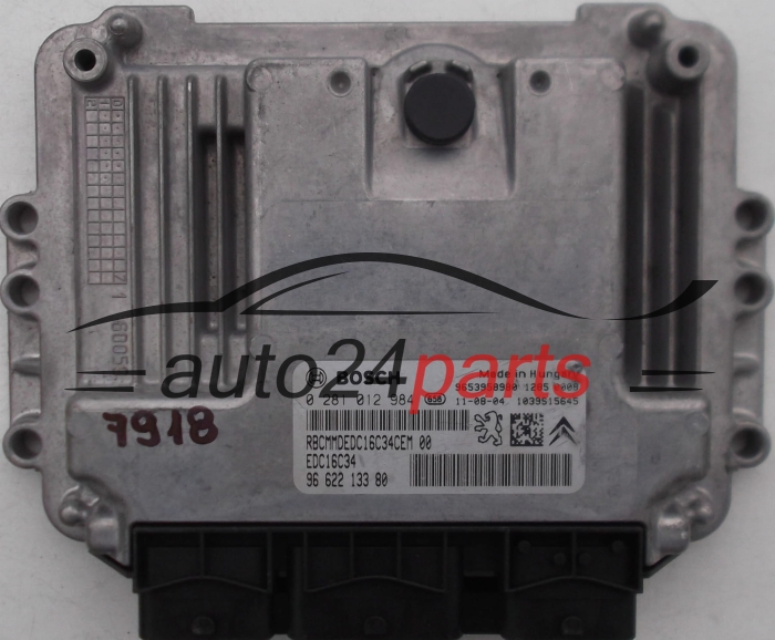 Centralina motore  PEUGEOT 407 CITROEN C4 BOSCH 0281012984 9662213380 EDC16C34