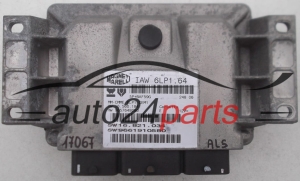 ECU CENTRALITA DE MOTOR CITROEN PEUGEOT 2.0 16V MAGNETI MARELLI IAW 6LP1.64, IAW6LP164, 16.560.184, 16560184, 9657649280, 16.821.034, 9661910580