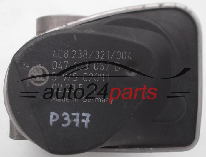 BOITIER DE PAPILLON SKODA VDO 408.238/321/004, 408238321004, 047 133 062 D, 047133062D