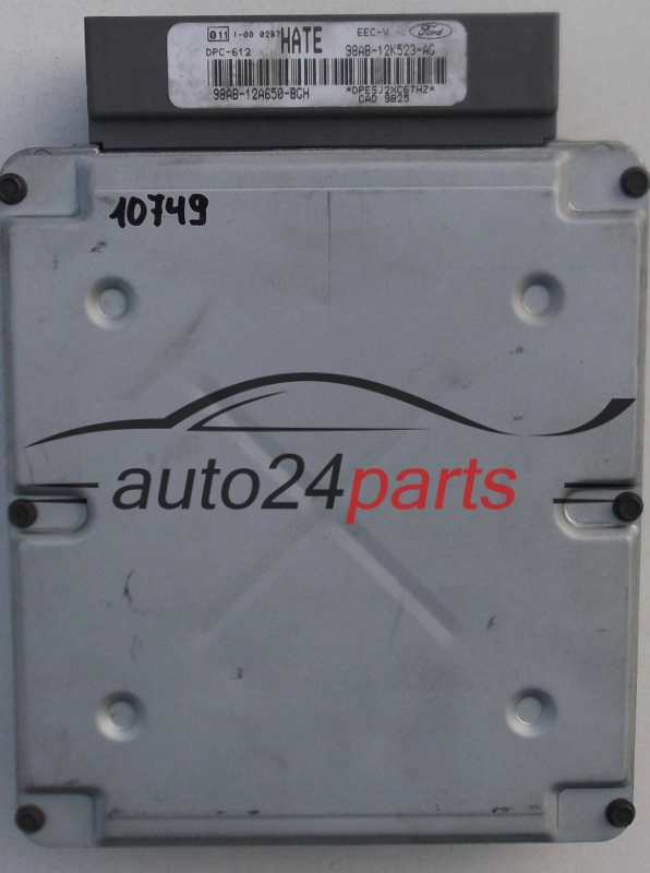 CALCULATEUR MOTEUR FORD FOCUS 1.8 TDDI 98AB12A650BGH, 98AB-12A650-BGH, 98AB12K523AG, 98AB-12K523-AG HATE DPC-612 