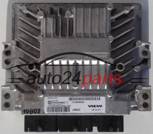 MOTORSTEUERGERÄT ECU STEUERGERAT VOLVO SIEMENS 5WS40489C-T, 5WS40489CT, 31269095AA, J38AC