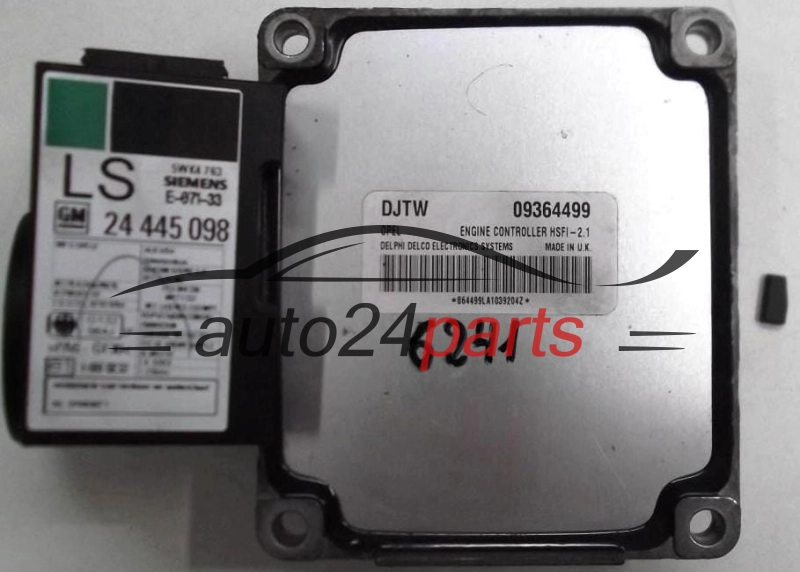 CENTRALINA MOTORE OPEL ASTRA CORSA ZAFIRA DELPHI DELCO 09364499 DJTW, 09364499DJTW, HSFI-2.1