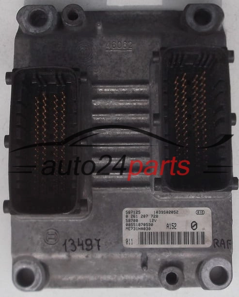 Centralina do motor Alfa Romeo 0261207728 00551870590 1039S02052 ME731HA030