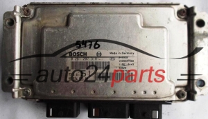 KOMPUTER STEROWNIK SILNIKA CITROEN XSARA PICASSO 1.6 BOSCH 0261207318, 0 261 207 318, 9643897580 9653492580, 96 534 926 80 M7.4.4 51 SOFT 1039S07068 - 
