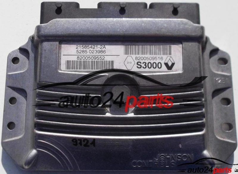 MOTORSTEUERGERÄT ECU STEUERGERAT RENAULT MEGANE 1.6, 215854212A, 8200509516, 8200509552