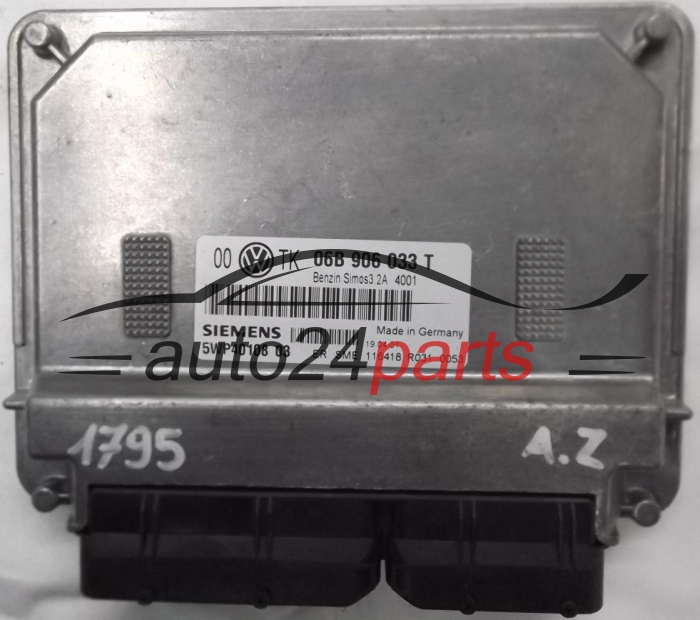 VW VOLKSWAGEN PASSAT 2.0 06B906033T, SIEMENS 5WP40108 