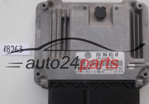 KOMPUTER STEROWNIK SILNIKA VOLKSWAGEN PASSAT 2.0 TDI BOSCH 0 281 012 119, 0281012119, 03G 906 021 AB, 03G906021AB, EDC16U34 