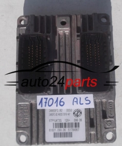 ECU CENTRALITA DE MOTOR FIAT GRANDE PUNTO 1.4 MAGNETI MARELLI IAW 5SF3.M2, IAW5SF3M2, 51784957, 61601.099.06, 6160109906