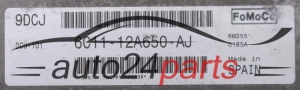 ECU ENGINE CONTROLLER FORD TRANSIT  FoMoCo 6C11-12A650-AJ, 6C1112A650AJ, 9DCJ