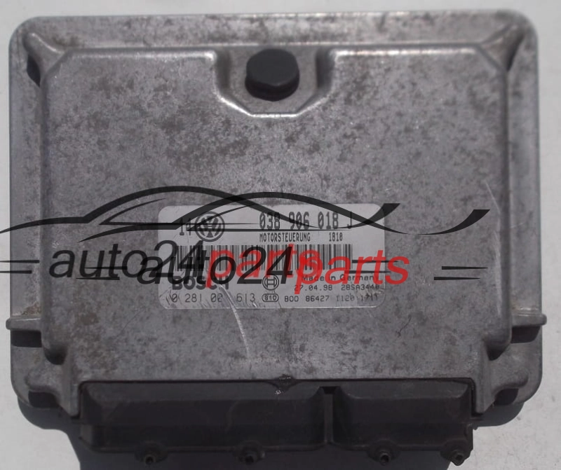 CALCULATEUR MOTEUR VW VOLKSWAGEN GOLF 1.9 TDI BOCH 0 281 001 613, 0281001613, 038 906 018 J, 038906018J