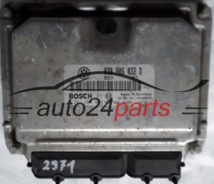 CALCULATEUR MOTEUR VW VOLKSWAGEN LUPO 1.0 030906032D, 030 906 032 D, BOSCH 0261204999, 0 261 204 999