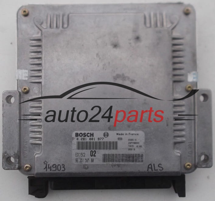 BOSCH 0 281 001 977, 0281001977, 96 351 565 80, 9635156580